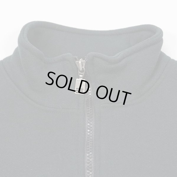 画像4: 90-00s RUSSELL ハーフジップ ブランクスウェット “BLACK / USA COMPONENTS” (4)