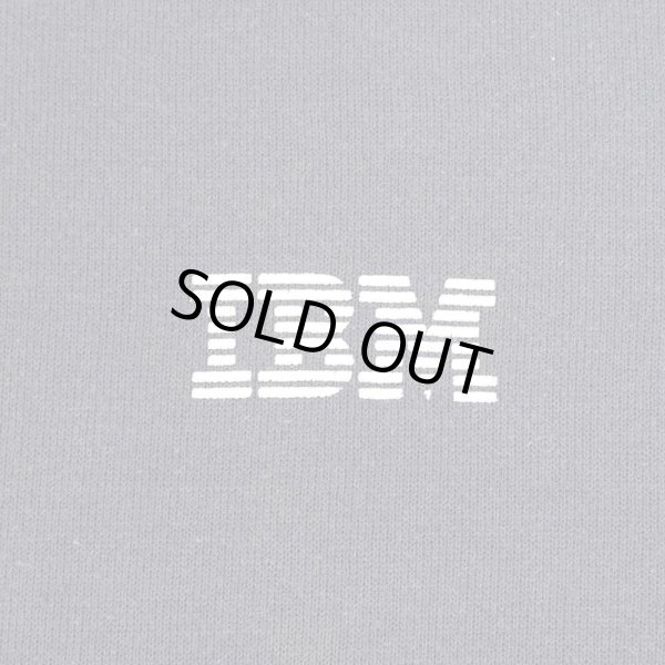 画像3: 90's IBM フルジップ スウェットパーカー "Lee body / Fade Navy" (3)