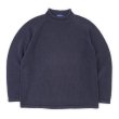 画像1: Early 00's J.CREW ロールネック コットンニット "NAVY" (1)