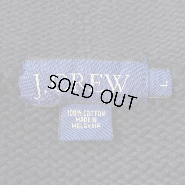 画像2: Early 00's J.CREW ロールネック コットンニット "NAVY" (2)