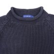 画像3: Early 00's J.CREW ロールネック コットンニット "NAVY" (3)