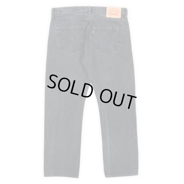 画像2: 00's Levi's 501 ブラックデニムパンツ "W34 L30" (2)