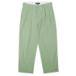 画像1: 90's Polo Ralph Lauren 2タック チノトラウザー "HAMMOND PANT / Light Green" (1)