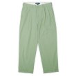 画像1: 90's Polo Ralph Lauren 2タック チノトラウザー "HAMMOND PANT / Light Green" (1)