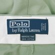 画像3: 90's Polo Ralph Lauren 2タック チノトラウザー "HAMMOND PANT / Light Green" (3)