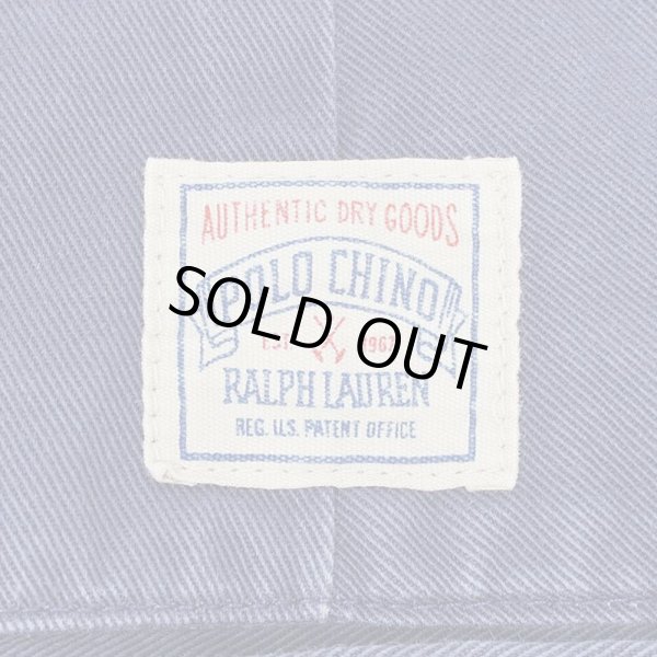 画像3: Early 90's Polo Ralph Lauren 2タック チノトラウザ― "MADE IN USA / NAVY" (3)