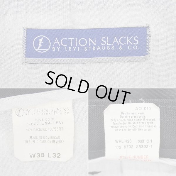 画像3: 00's Levi's アクションスラックス "BLACK" (3)