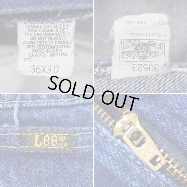 画像4: 80's Lee 200-3641 デニムロガーパンツ “MADE IN USA / W36 L30” (4)