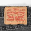 画像3: 00's Levi's 505 ブラックデニムパンツ "W34 L30" (3)