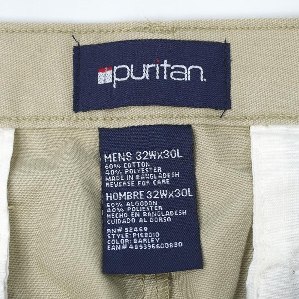 画像4: 90's Puritan 2タック チノトラウザー "DEADSTOCK / W32 L30" (4)