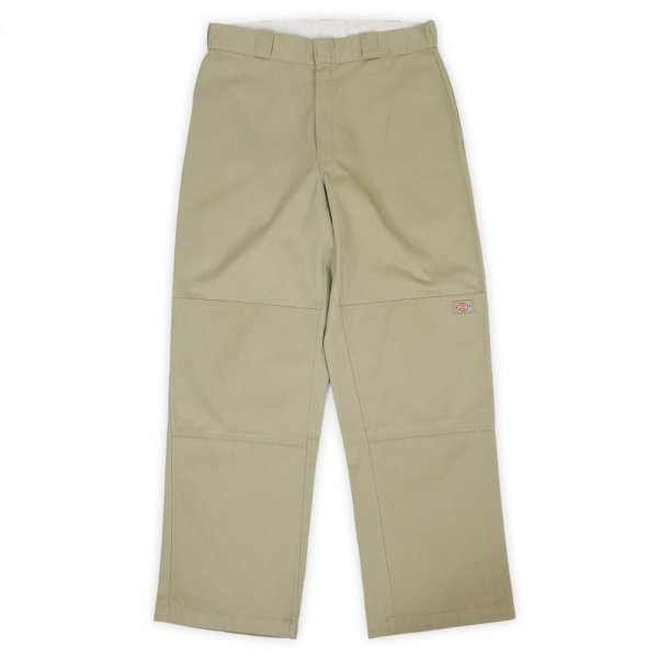 画像1: 90's Dickies ダブルニーワークパンツ "KHAKI / MADE IN USA" (1)