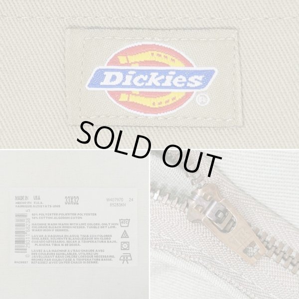 画像3: 90's Dickies ダブルニーワークパンツ "KHAKI / MADE IN USA" (3)