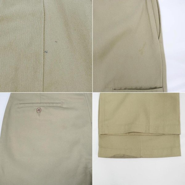 画像4: 90's Dickies ダブルニーワークパンツ "KHAKI / MADE IN USA" (4)