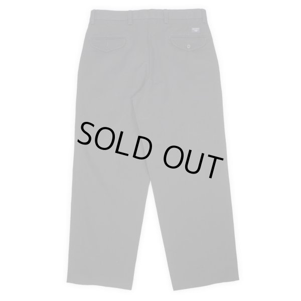 画像2: Early 00's DOCKERS 2タック チノトラウザー "BLACK / W32 L30" (2)