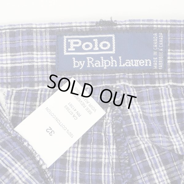 画像3: 90's Polo Ralph Lauren 2タック シアサッカーショーツ (3)