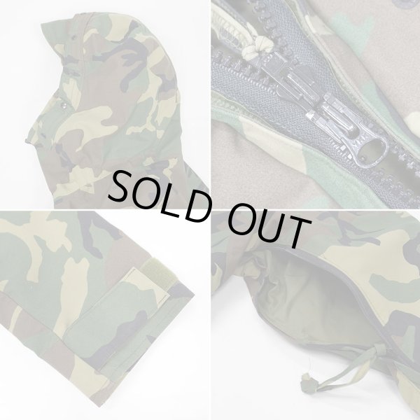画像3: 00's US.ARMY ECWCS ウッドランドカモ柄 GORE-TEX PARKA "SMALL-SHORT" (3)