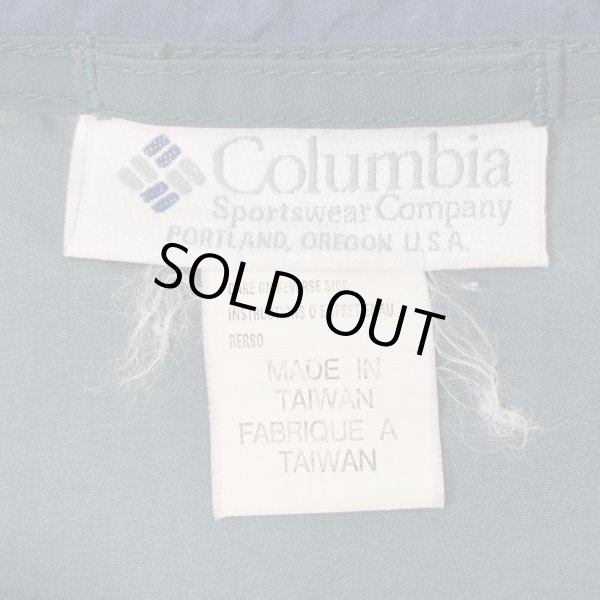 画像2: 90's Columbia コットンウッドプルオーバー "BLUE GREEN" (2)