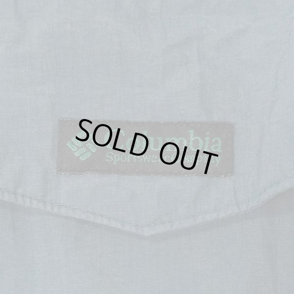 画像3: 90's Columbia コットンウッドプルオーバー "BLUE GREEN" (3)