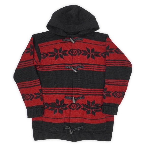 画像1: 90's Polo Ralph Lauren ウールニット ダッフルコート (1)