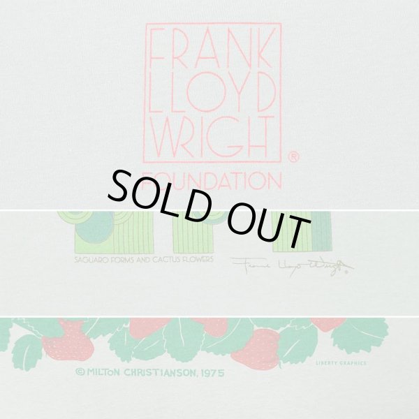 画像4: 00's LIBERTY GRAPHICS × Frank Lloyd Wright テストプリントTシャツ "DEADSTOCK" #23-5 (4)