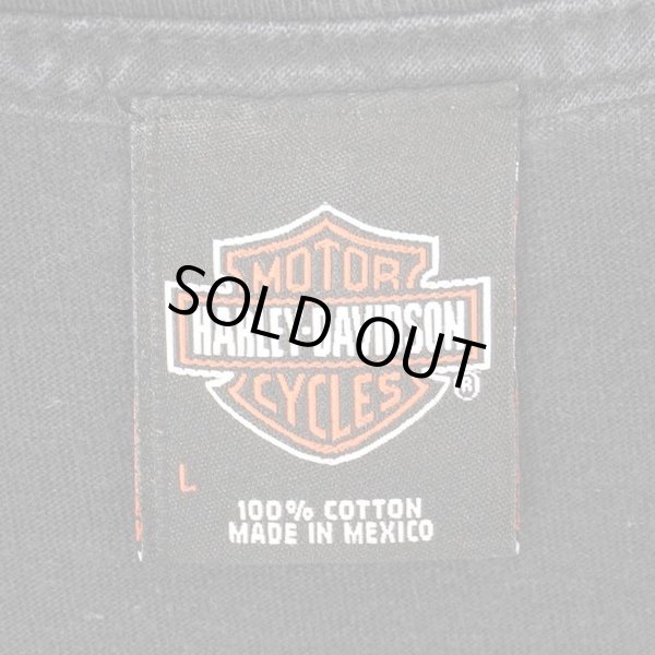 画像3: 00's HARLEY-DAVIDSON ポケットTシャツ “FADE BLACK” (3)