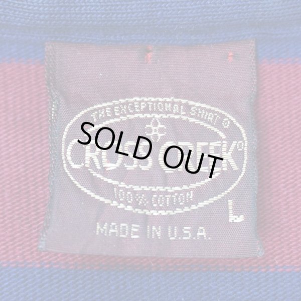 画像2: 90's CROSS CREEK ワイドボーダー柄 L/S カットソー "MADE IN USA" (2)