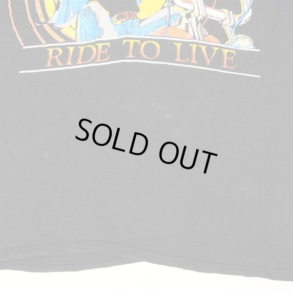 画像5: 90's FRISCO'S Custum Cycles 両面プリントTシャツ "MADE IN USA / BROCKUM Body" (5)