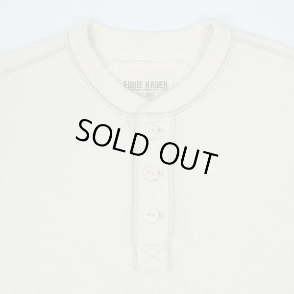 画像3: 00's Eddie Bauer ヘンリーネック サーマル (3)