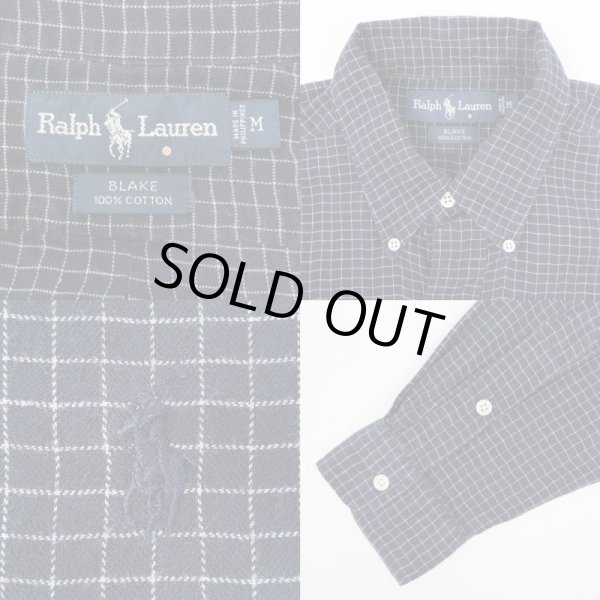 画像3: 90's Polo Ralph Lauren ボタンダウンシャツ "BLAKE" (3)