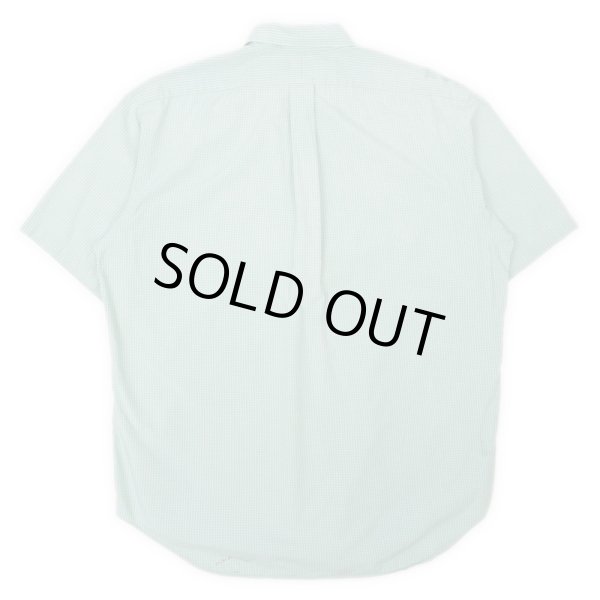 画像2: 90's Polo Ralph Lauren S/S ボタンダウンシャツ “BLAIRE / 格子チェック柄 / GREEN” (2)