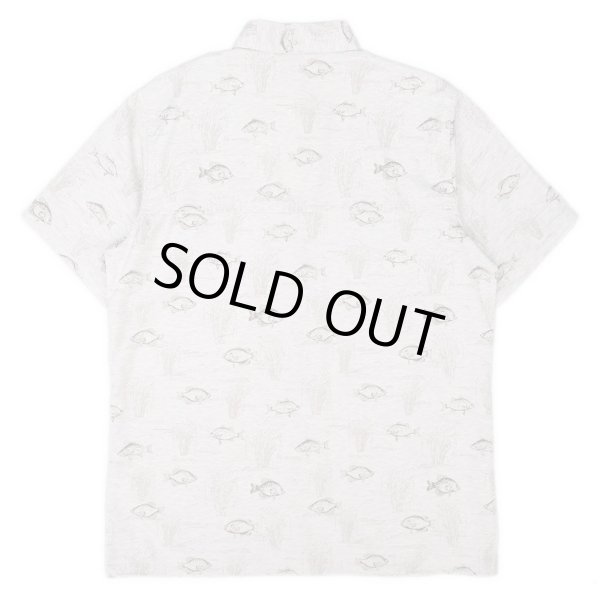 画像2: 00's CHAPS S/S 総柄 ボタンダウンシャツ (2)