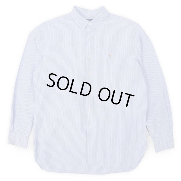 画像1: 90-00's Polo Ralph Lauren マルチストライプ柄 ボタンダウンシャツ “CLASSIC FIT” (1)