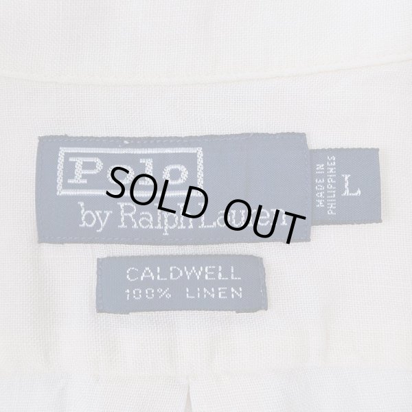 画像2: 90's Polo Ralph Lauren オープンカラーシャツ "CALDWELL" (2)