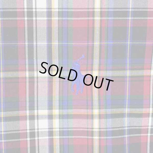 画像3: 00's Polo Ralph Lauren S/S ボタンダウンシャツ "CLASSIC FIT / BLACK BASE" (3)