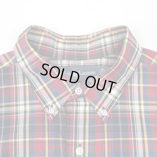 画像4: 00's Polo Ralph Lauren S/S ボタンダウンシャツ "CLASSIC FIT / BLACK BASE" (4)