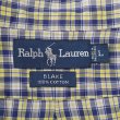 画像2: 90's Polo Ralph Lauren S/S ボタンダウンシャツ "BLAKE / NAVY Plaid" (2)