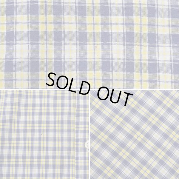 画像5: 90's Polo Ralph Lauren S/S ボタンダウンシャツ "BLAKE / NAVY Plaid" (5)