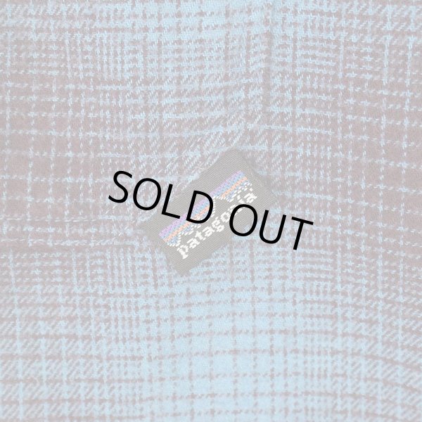 画像4: 00's Patagonia オンブレチェック柄 ヘビーネルシャツ "F6" (4)