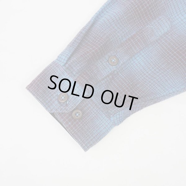 画像5: 00's Patagonia オンブレチェック柄 ヘビーネルシャツ "F6" (5)