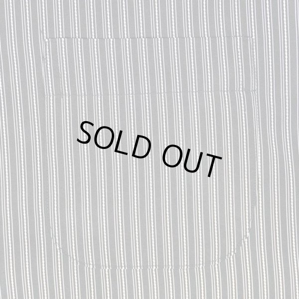 画像4: 00's haggar S/S マルチストライプ柄 オープンカラーシャツ (4)