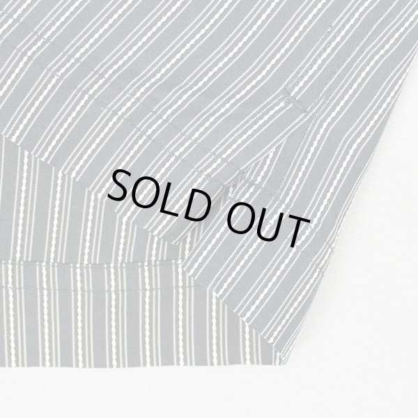 画像5: 00's haggar S/S マルチストライプ柄 オープンカラーシャツ (5)