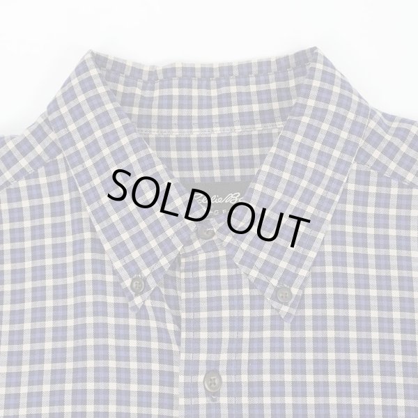 画像3: 00's Eddie Bauer ボタンダウンシャツ “Navy Plaid” (3)