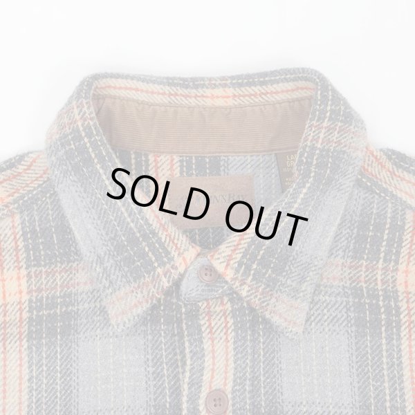 画像3: 90's ST JOHN'S BAY ヘビーネルシャツ “Gray base ombre plaid” (3)