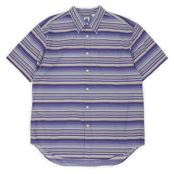 画像1: 00's OLD GAP S/S レギュラーカラーシャツ (1)