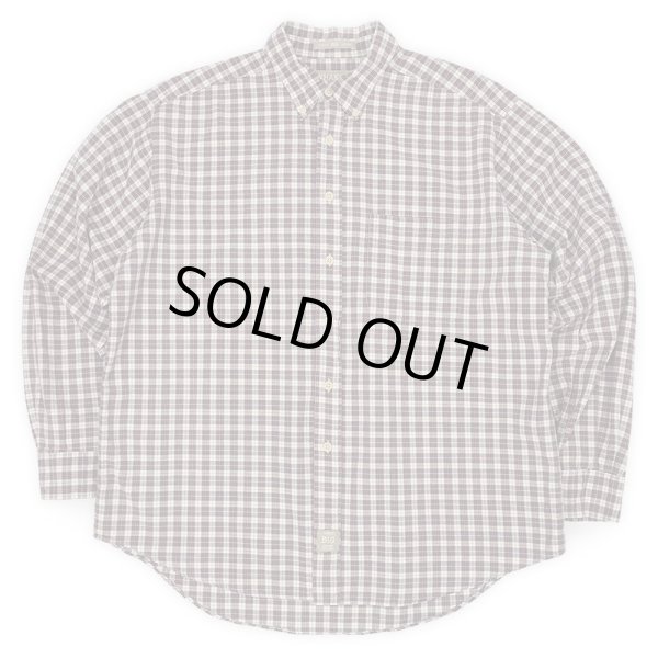 画像1: 90's KHAKI'S by ARROW ボタンダウンシャツ "BIG OXFORD / BURGUNDY PLAID" (1)