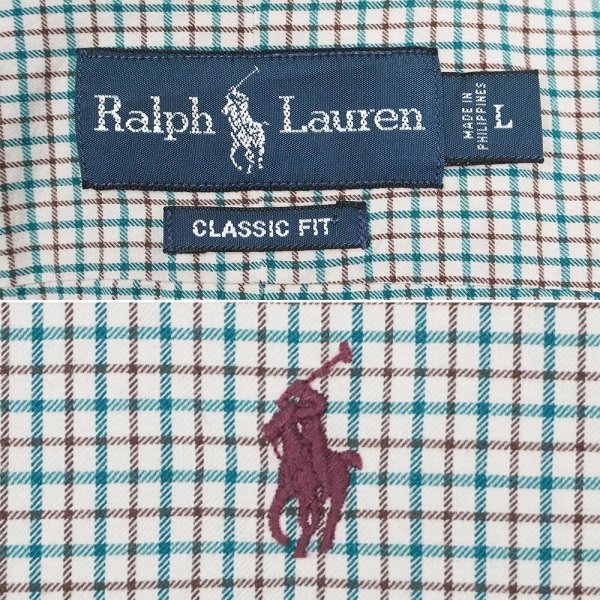 画像2: 00's Polo Ralph Lauren ボタンダウンシャツ "CLASSIC FIT" (2)
