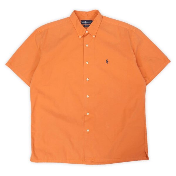 画像1: 90's Polo Ralph Lauren S/S ボタンダウンシャツ "GREGGOR" (1)