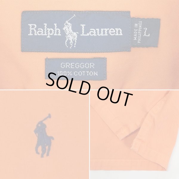 画像2: 90's Polo Ralph Lauren S/S ボタンダウンシャツ "GREGGOR" (2)