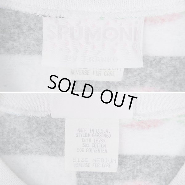 画像3: 80's SPUMONI 総柄スウェット "MADE IN USA" (3)