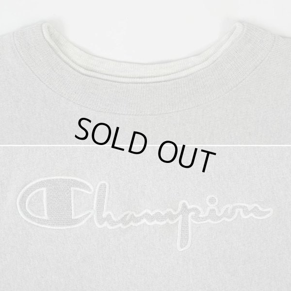 画像3: 90's Champion リバースウィーブ スウェット “Script Logo / GRAY / MADE IN USA” (3)